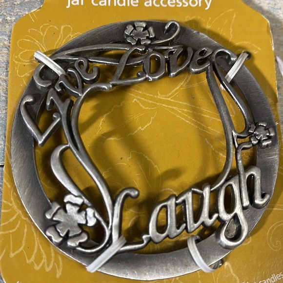 Yankee candle jar lid pewter finish - Picture 2 of 6